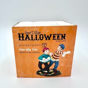 Dept 56 Snow Village Halloween Two Ply Fun Prankster Boy Figures